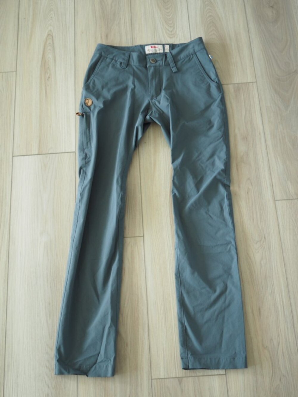 Fjällräven Women’s Outdoor Hiking Pants Trouser Blue Gray EU 34 US 26 Regular